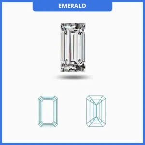 0.40CT I-J/VS Emerald Cut Diamond MDL#D9283-9