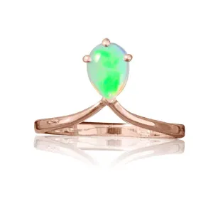 14kt Rose Gold Opal ring