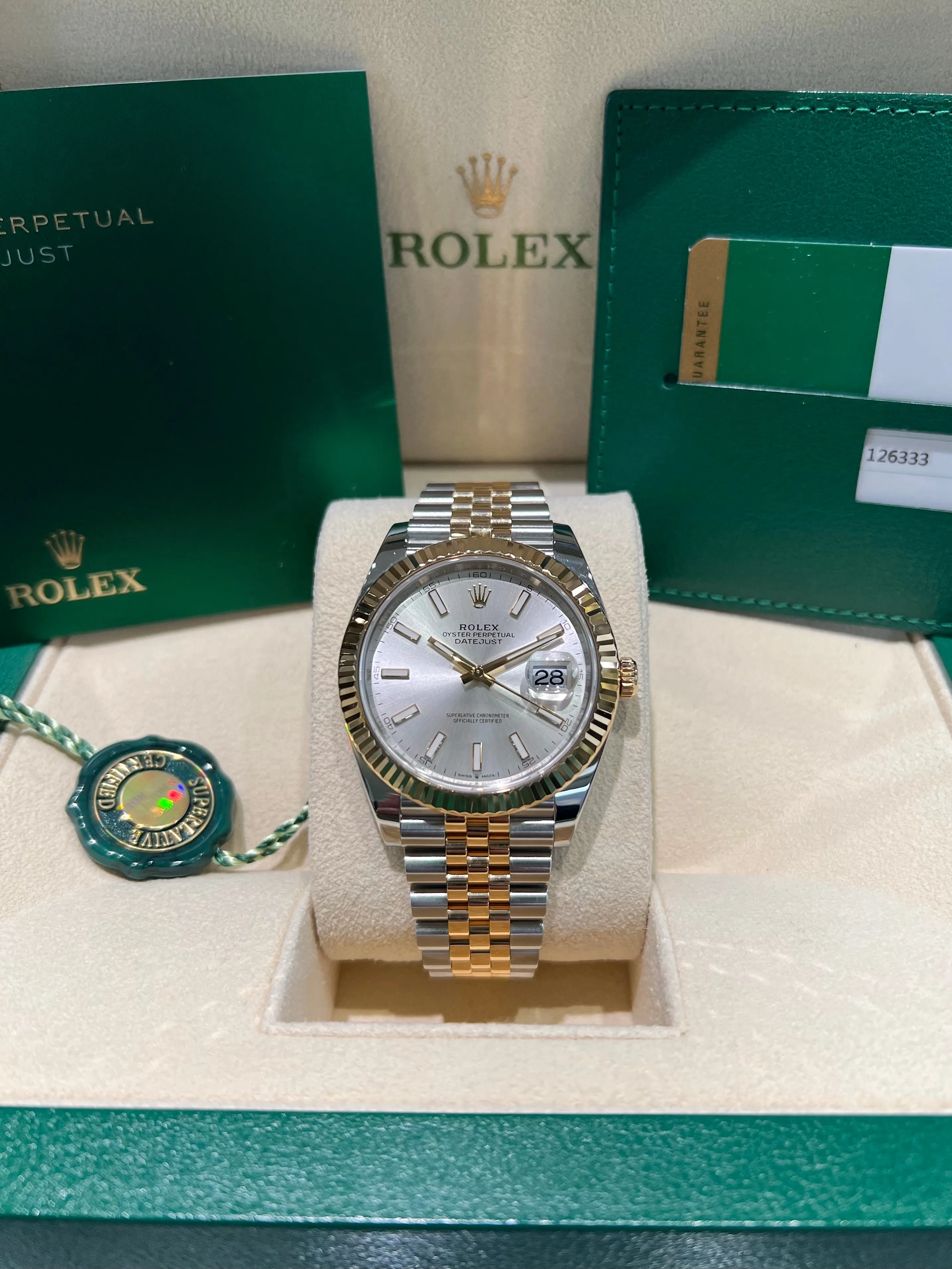 2020 Rolex Datejust 41 126333