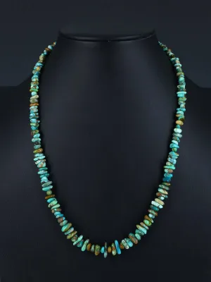 20" Single Strand Carico Lake Turquoise Necklace