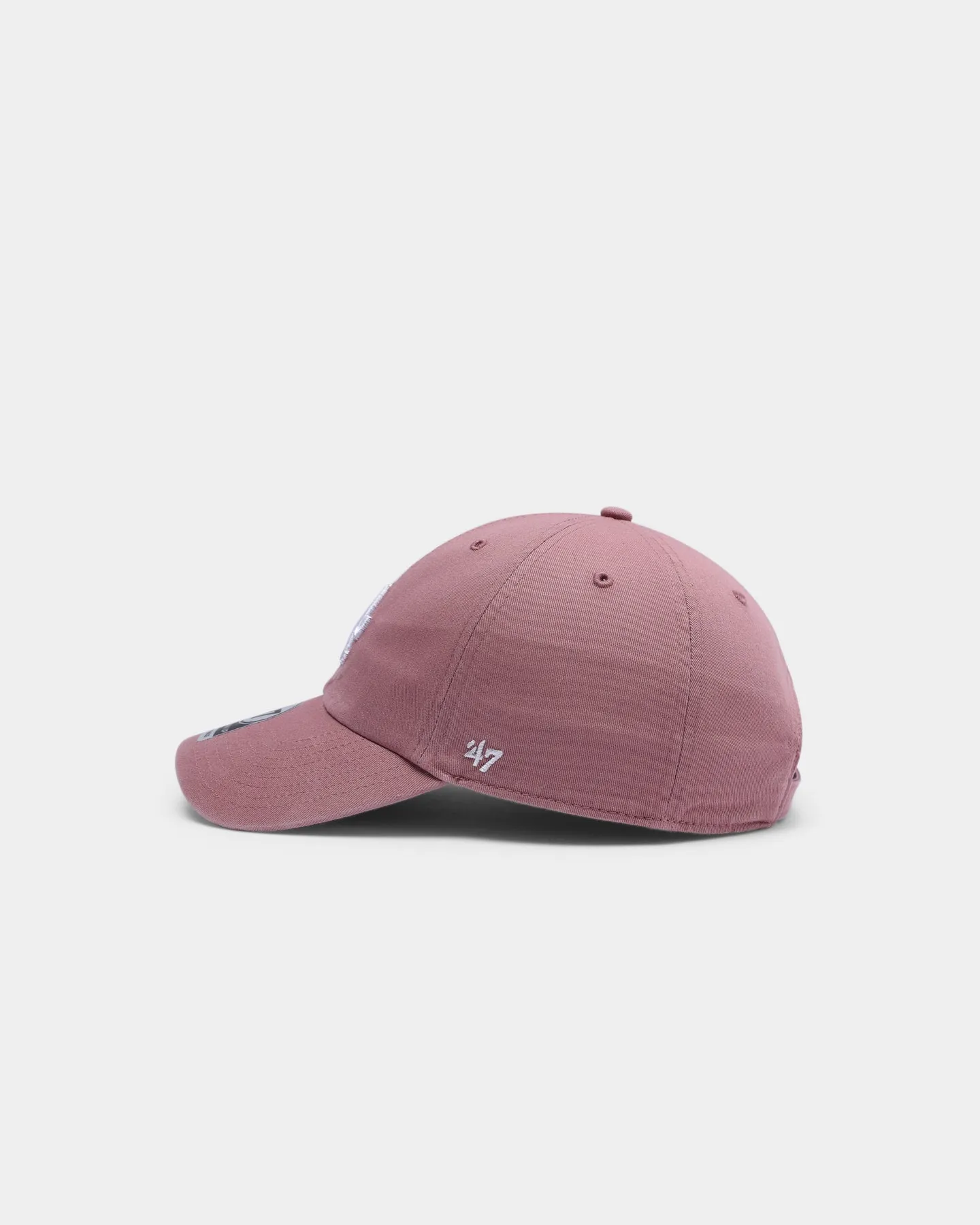 47 Brand Los Angeles Dodgers Clean Up Strapback Mauve