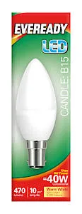 6W Led Candle Opal B15 Ww S13612