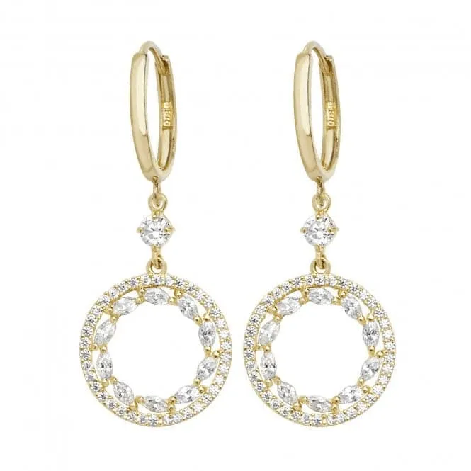 9ct Yellow Gold Drop Earrings ER1105