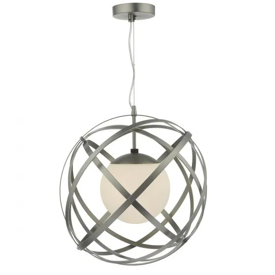 Abraham 1 Light Pendant Sat Chrome