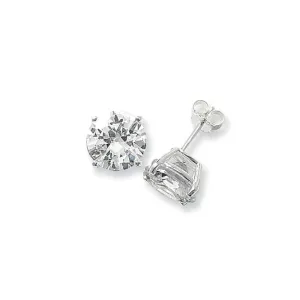 Acotis Silver Stud Earrings Zirconia G5141CZ