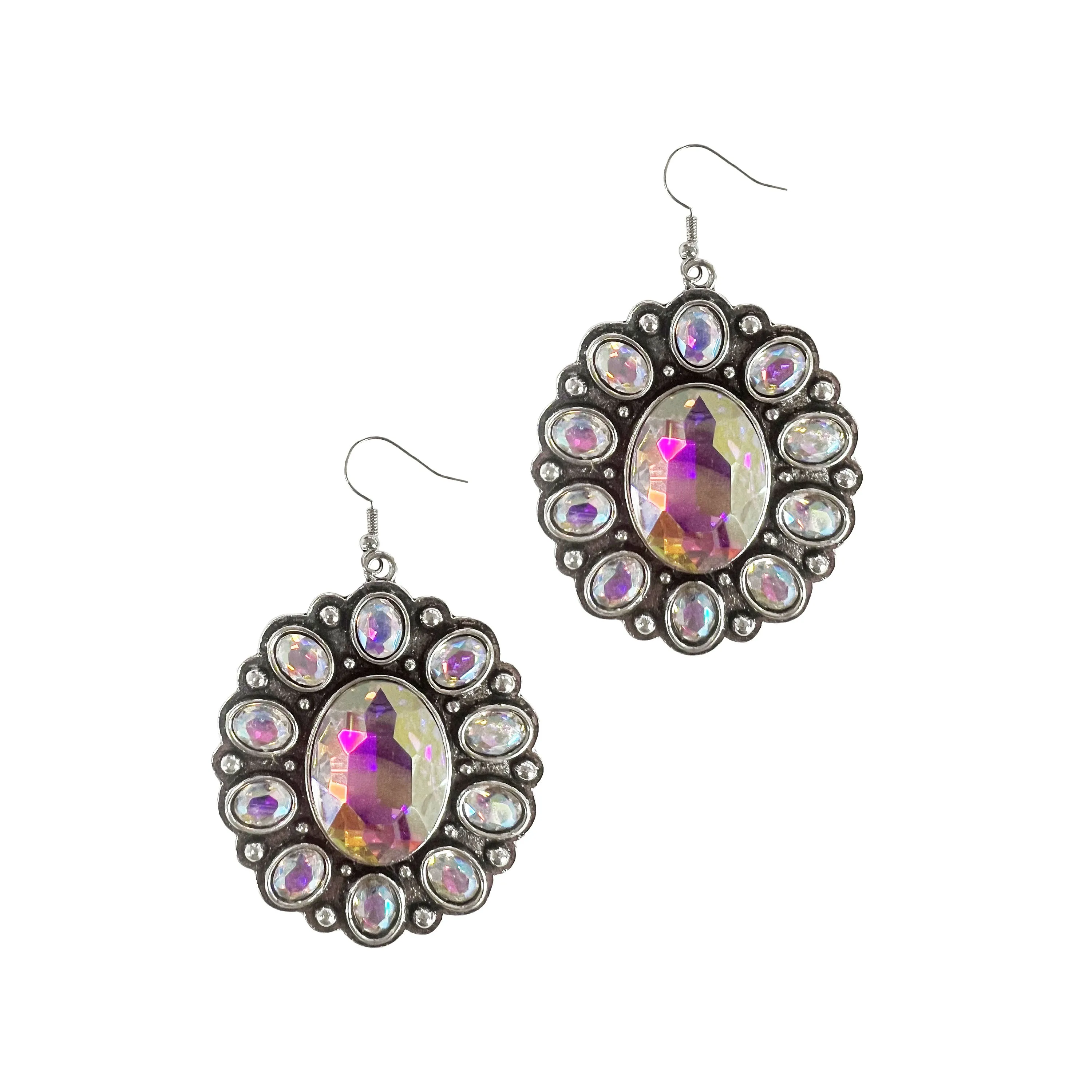 Adore Me Aurora Borealis Silver Earrings