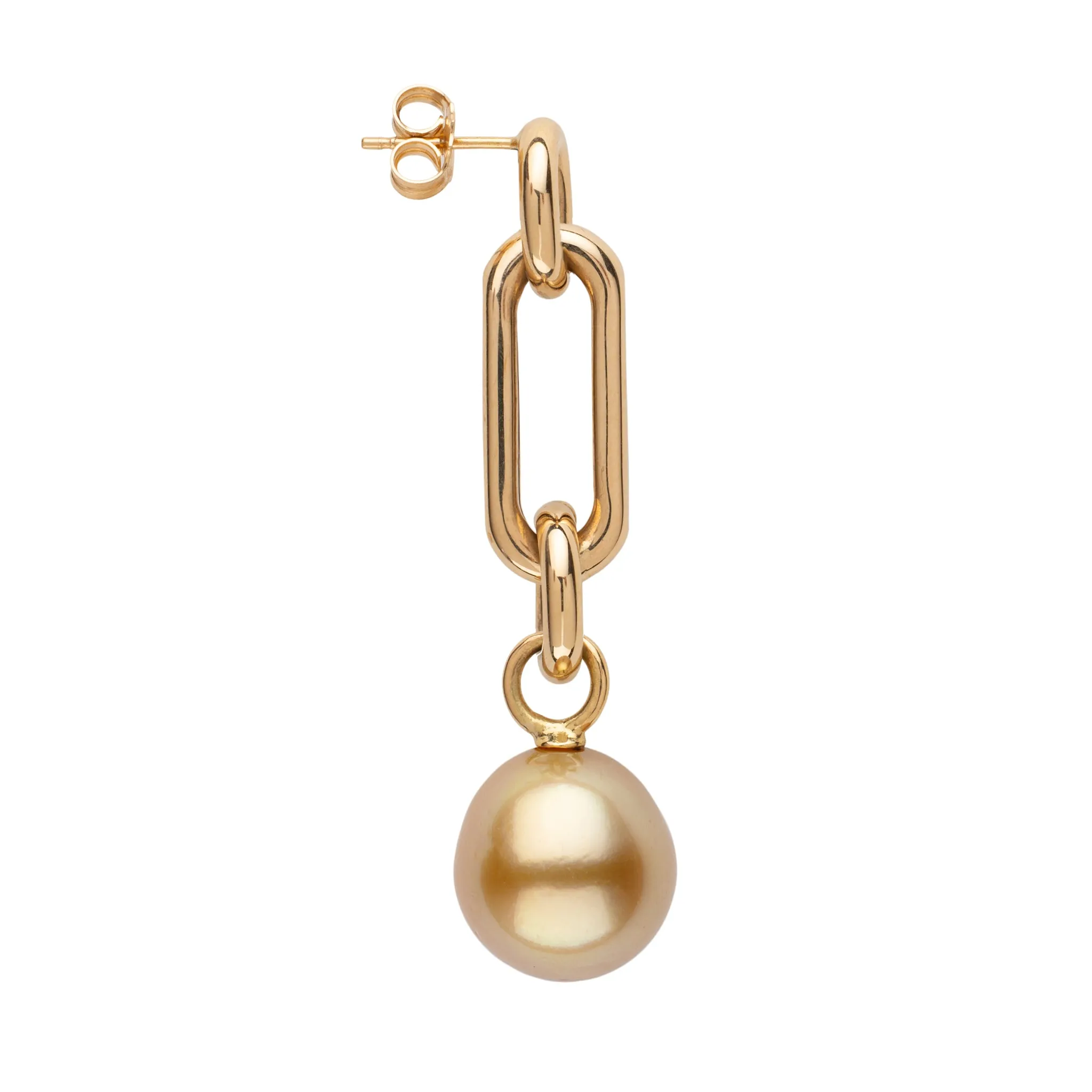 Amalfi Golden  South Sea Pearl Earrings