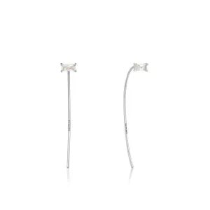 Ania Haie Glow Solid Drop Earrings - Silver