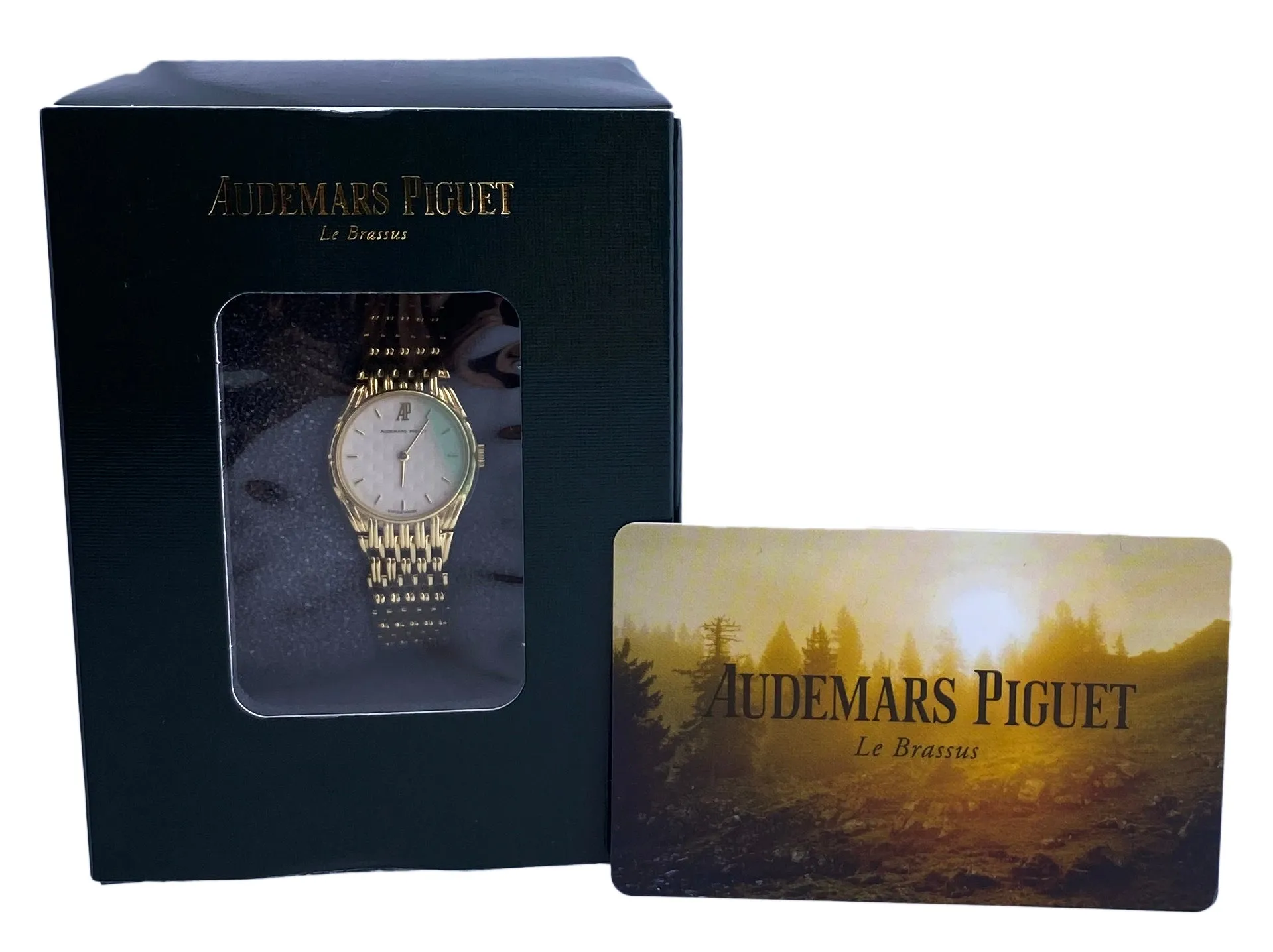 Audemars Piguet 18K Yellow Gold Ladies Watch Service Card