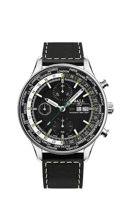 Ball Engineer II Navigator World Time Chronograph - CM3388D-S-BE