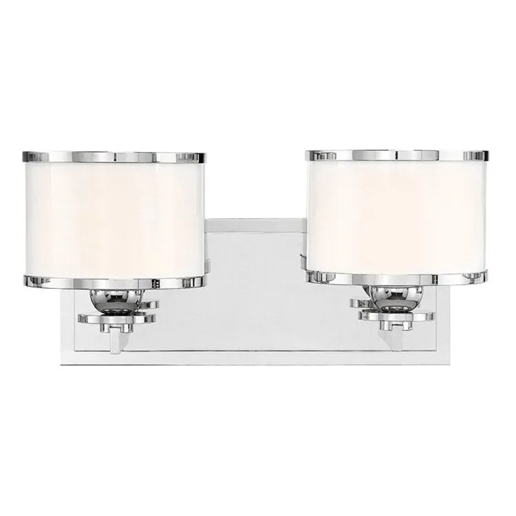 Basking Ridge Two-Light Bathroom Vanity Fixture