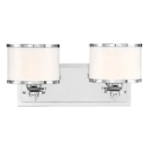 Basking Ridge Two-Light Bathroom Vanity Fixture