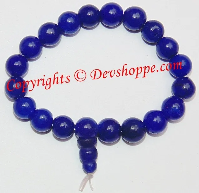 Blue hakik (agate) power Bracelet for peace and reducing stress