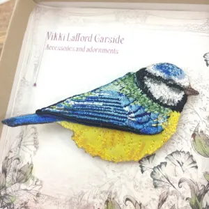 Blue Tit Brooch