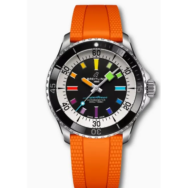 Breitling Superocean III - Orange Strap