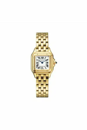 cartier panthere de cartier 22mm x 30mm 18kt yellow gold ladies watch