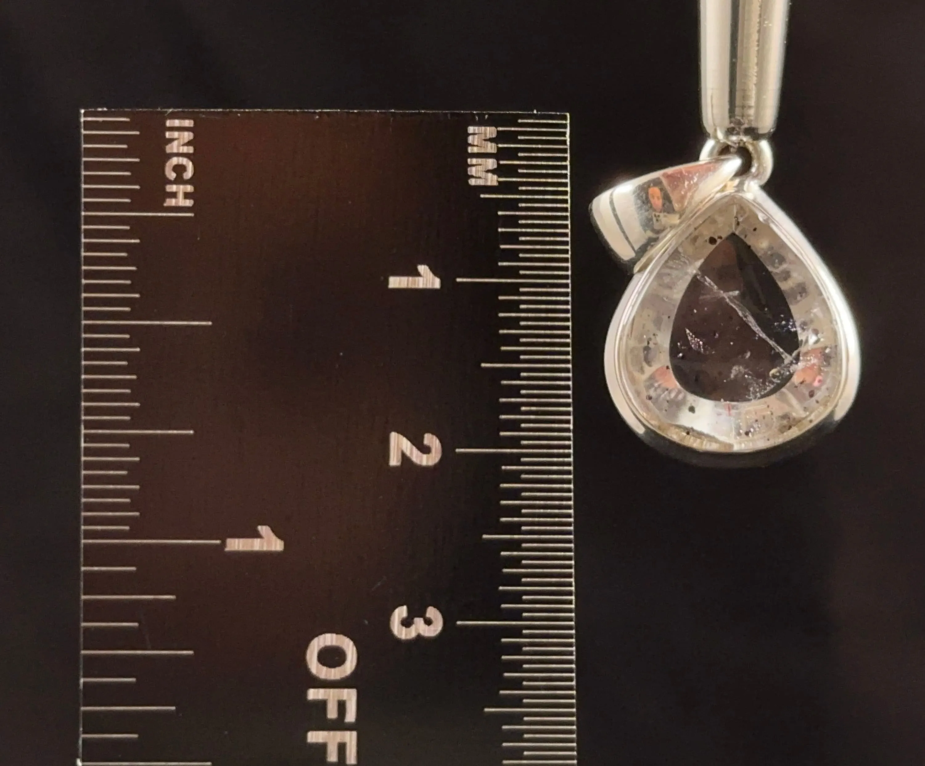 COVELLITE Pink Fire Quartz Crystal Pendant - Handmade Jewelry, Healing Crystals and Stones, 53366