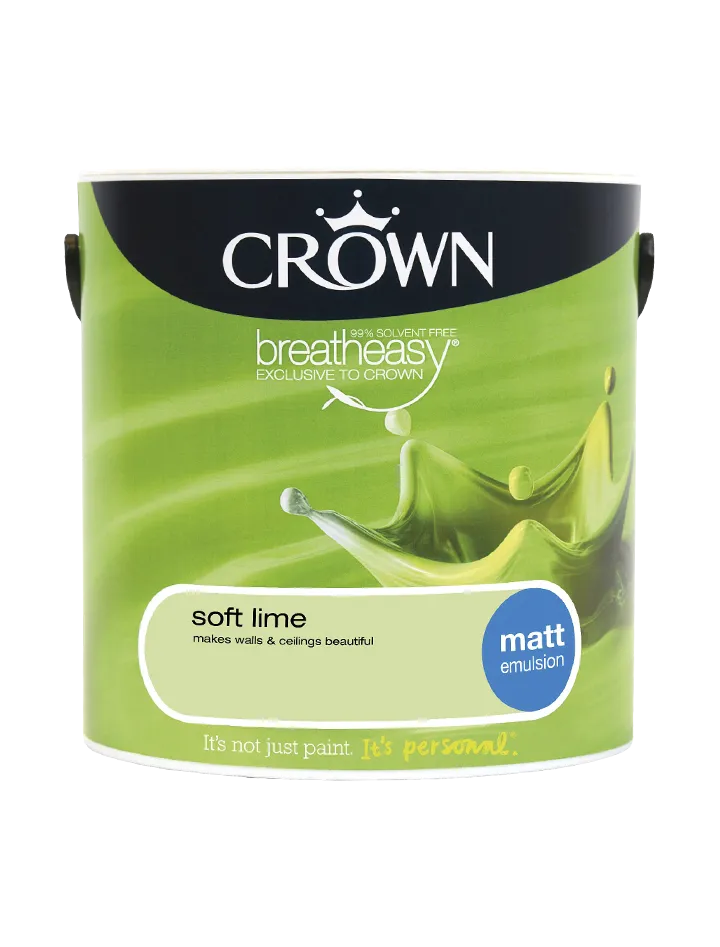 Crown Paints Matt Breatheasy Coloured Emulsion 2.5kg