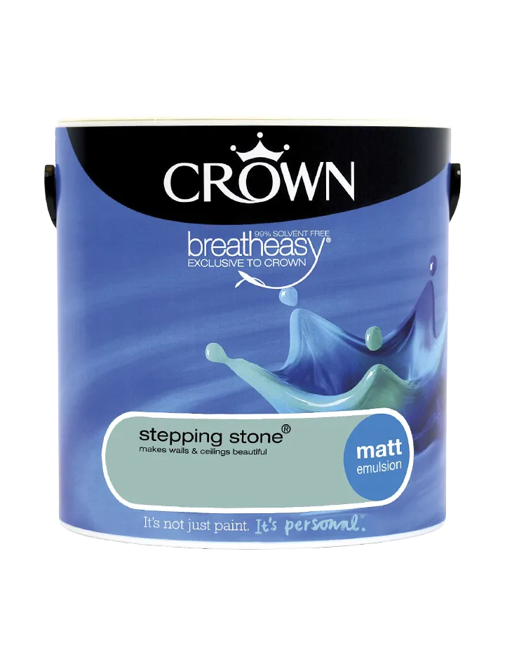 Crown Paints Matt Breatheasy Coloured Emulsion 2.5kg