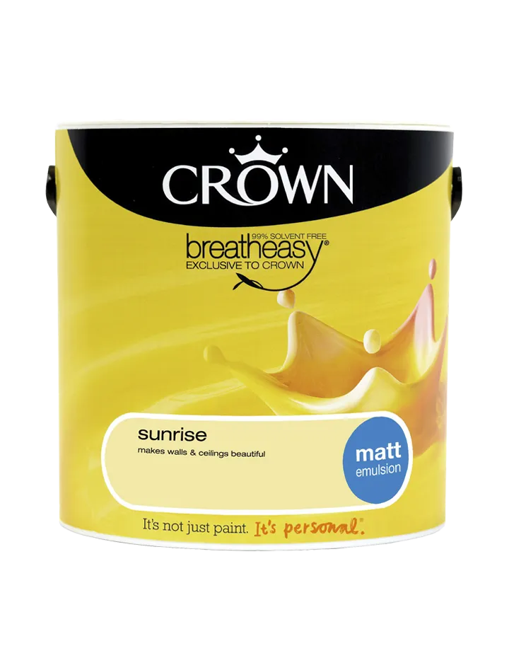 Crown Paints Matt Breatheasy Coloured Emulsion 2.5kg