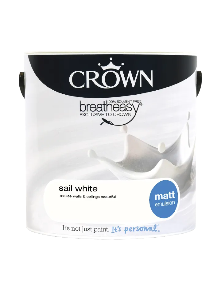 Crown Paints Matt Breatheasy Coloured Emulsion 2.5kg