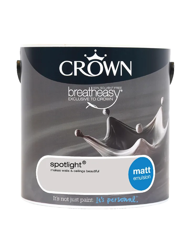 Crown Paints Matt Breatheasy Coloured Emulsion 2.5kg