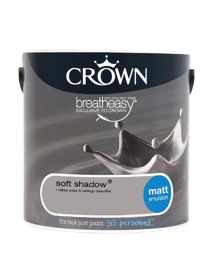 Crown Paints Matt Breatheasy Coloured Emulsion 2.5kg