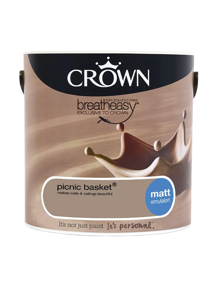 Crown Paints Matt Breatheasy Coloured Emulsion 2.5kg