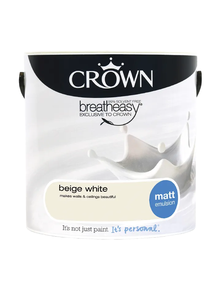 Crown Paints Matt Breatheasy Coloured Emulsion 2.5kg