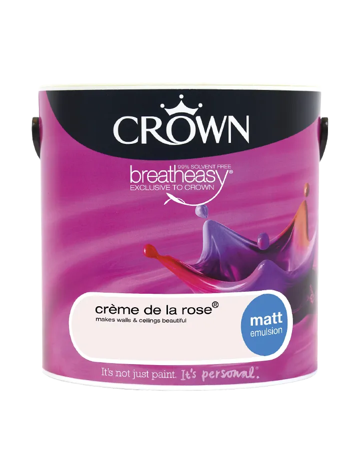 Crown Paints Matt Breatheasy Coloured Emulsion 2.5kg