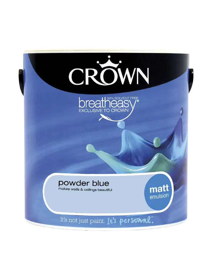 Crown Paints Matt Breatheasy Coloured Emulsion 2.5kg