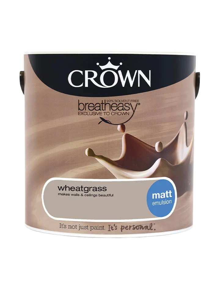 Crown Paints Matt Breatheasy Coloured Emulsion 2.5kg