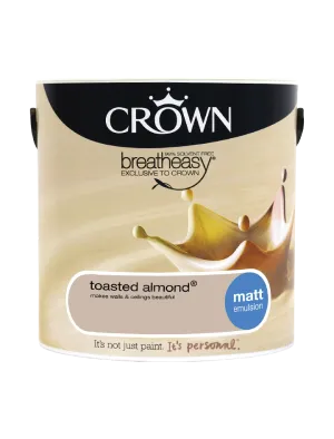 Crown Paints Matt Breatheasy Coloured Emulsion 2.5kg