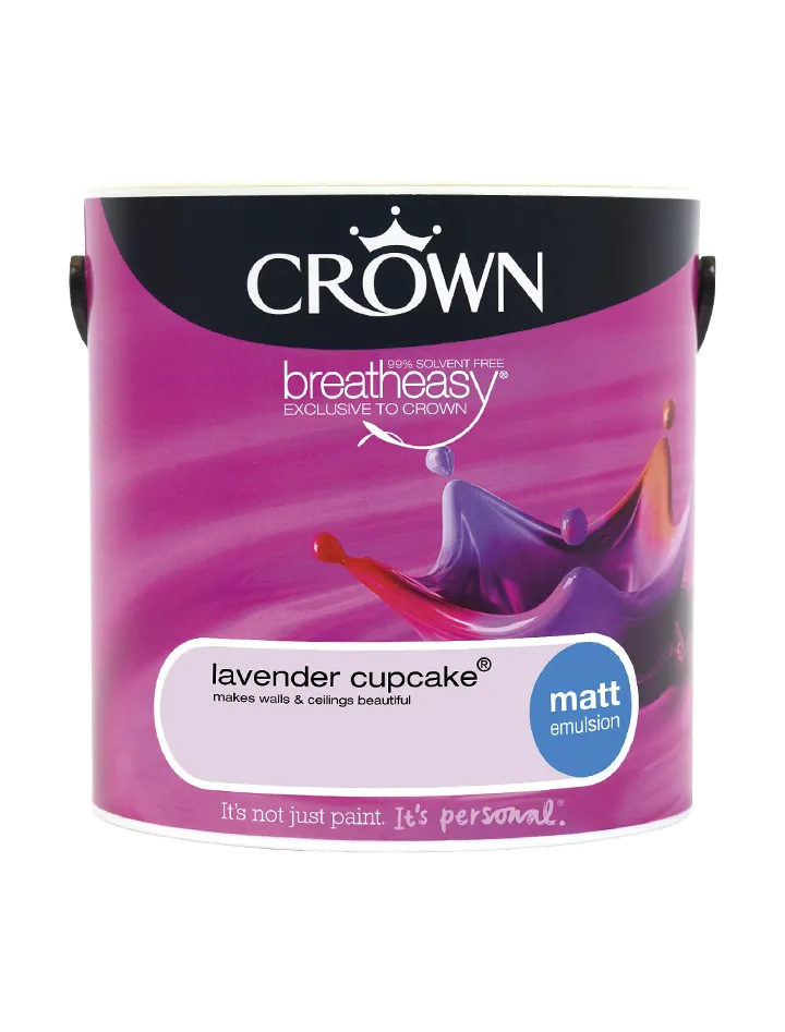 Crown Paints Matt Breatheasy Coloured Emulsion 2.5kg