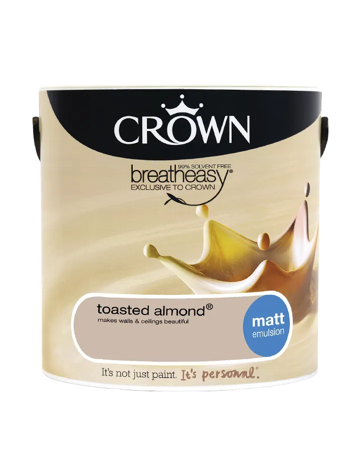 Crown Paints Matt Breatheasy Coloured Emulsion 2.5kg