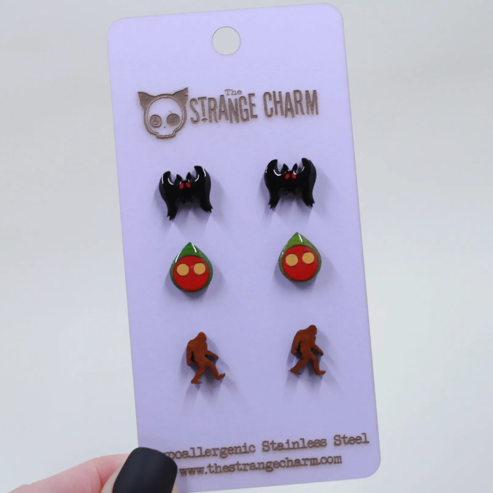 Cryptid Stud Earrings Set