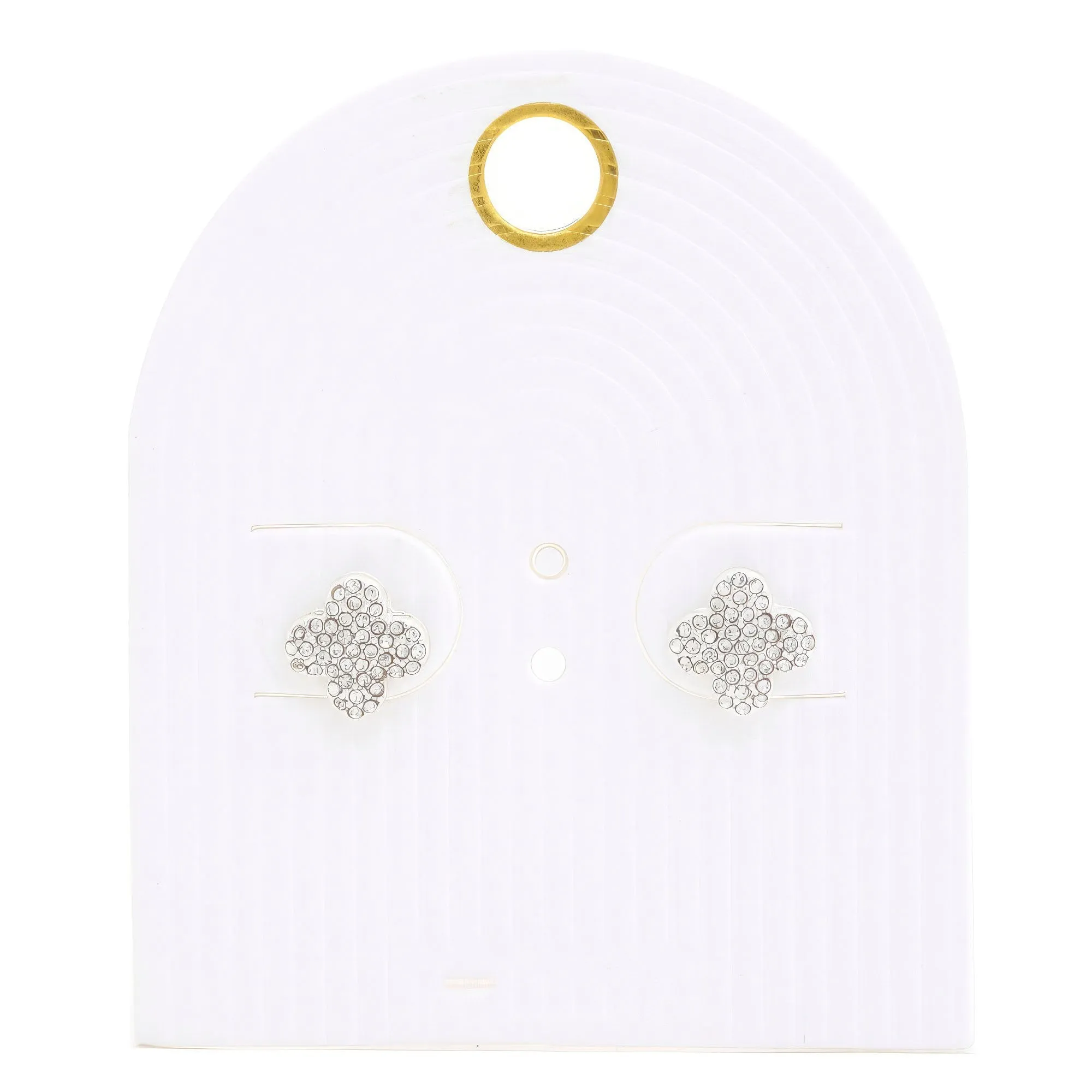 Dainty Moroccan Shape Post Earring