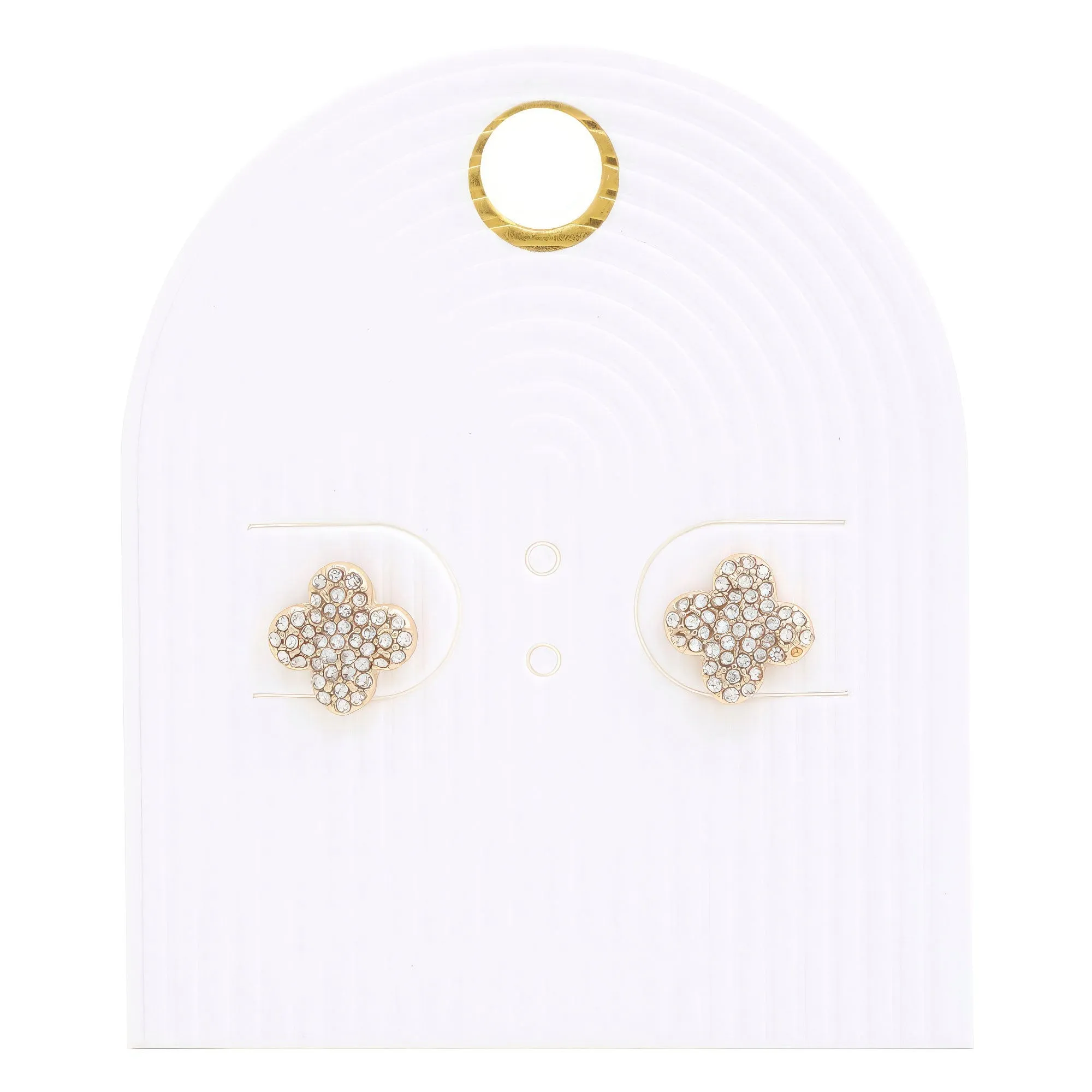 Dainty Moroccan Shape Post Earring