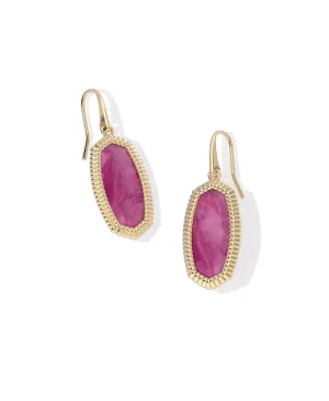 Dani Ridge Frame Drop Earrings