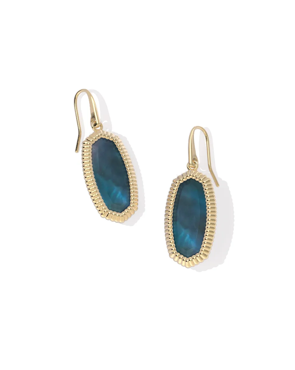 Dani Ridge Frame Drop Earrings