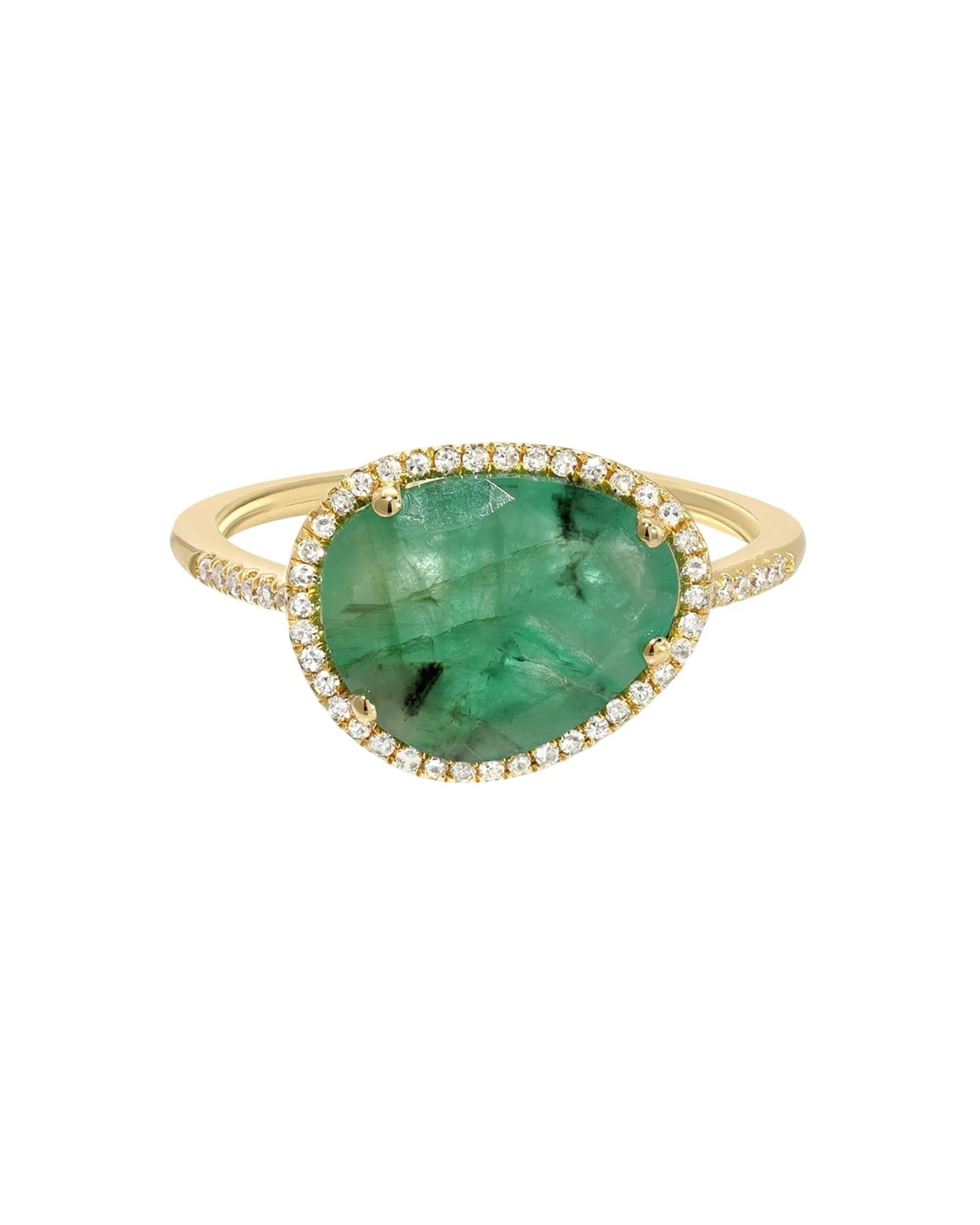 Diamond Emerald Ring