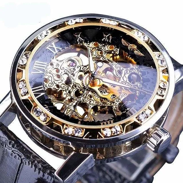 Diamond Mechanical Wrist Watch For Beloved