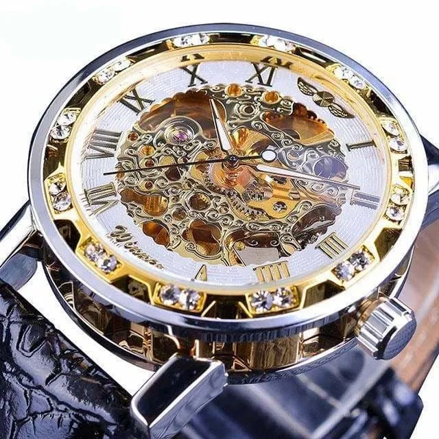 Diamond Mechanical Wrist Watch For Beloved