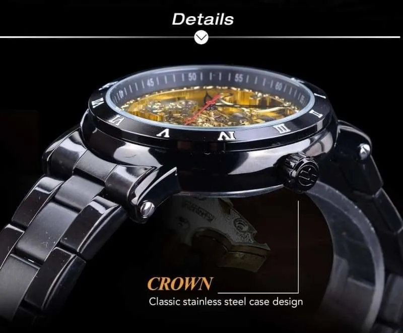 Diamond Mechanical Wrist Watch For Beloved