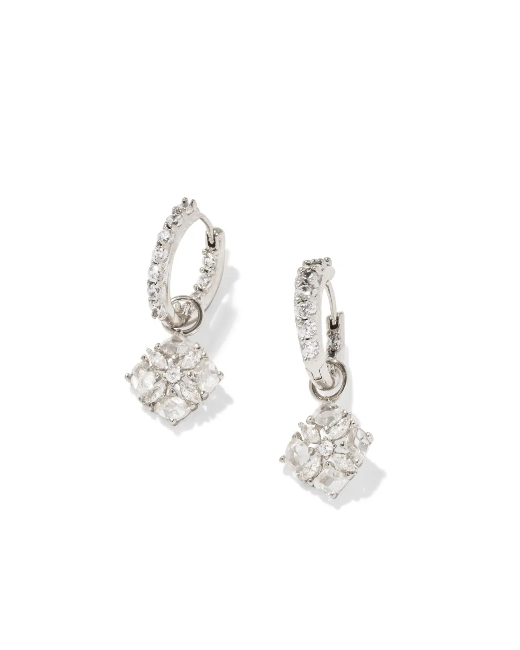 Dira Crystal Huggie Earrings