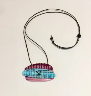 Double Pendant (Turquoise/Purple)