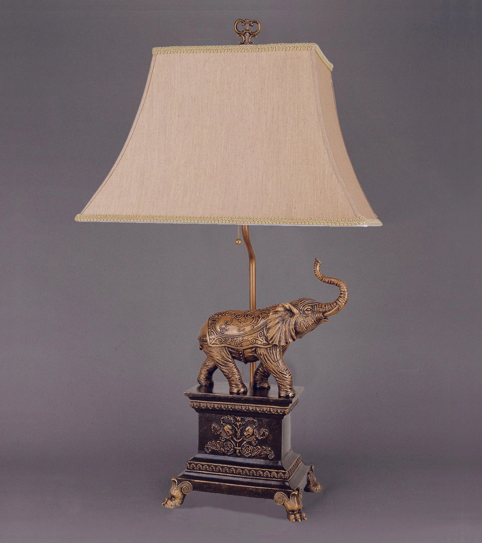 ELEPHANT TABLE LAMP 29 H