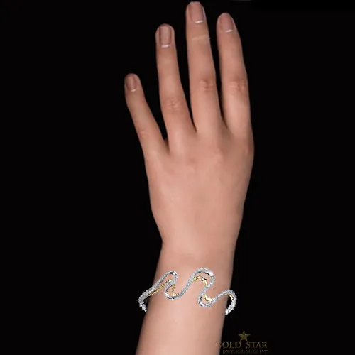 ELLE™ MOON SHADOW TWO-TONE BANGLE