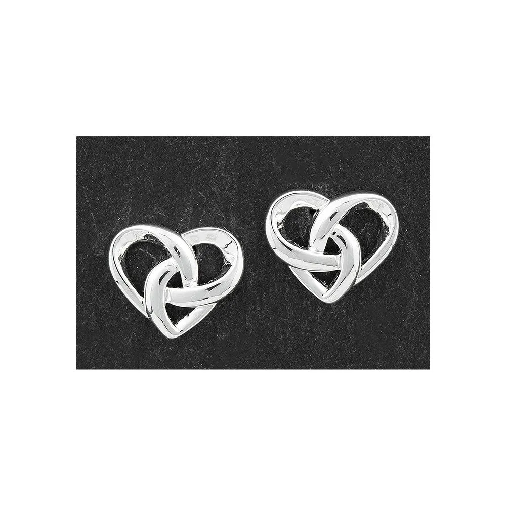 Equilibrium Heart Stud Earrings