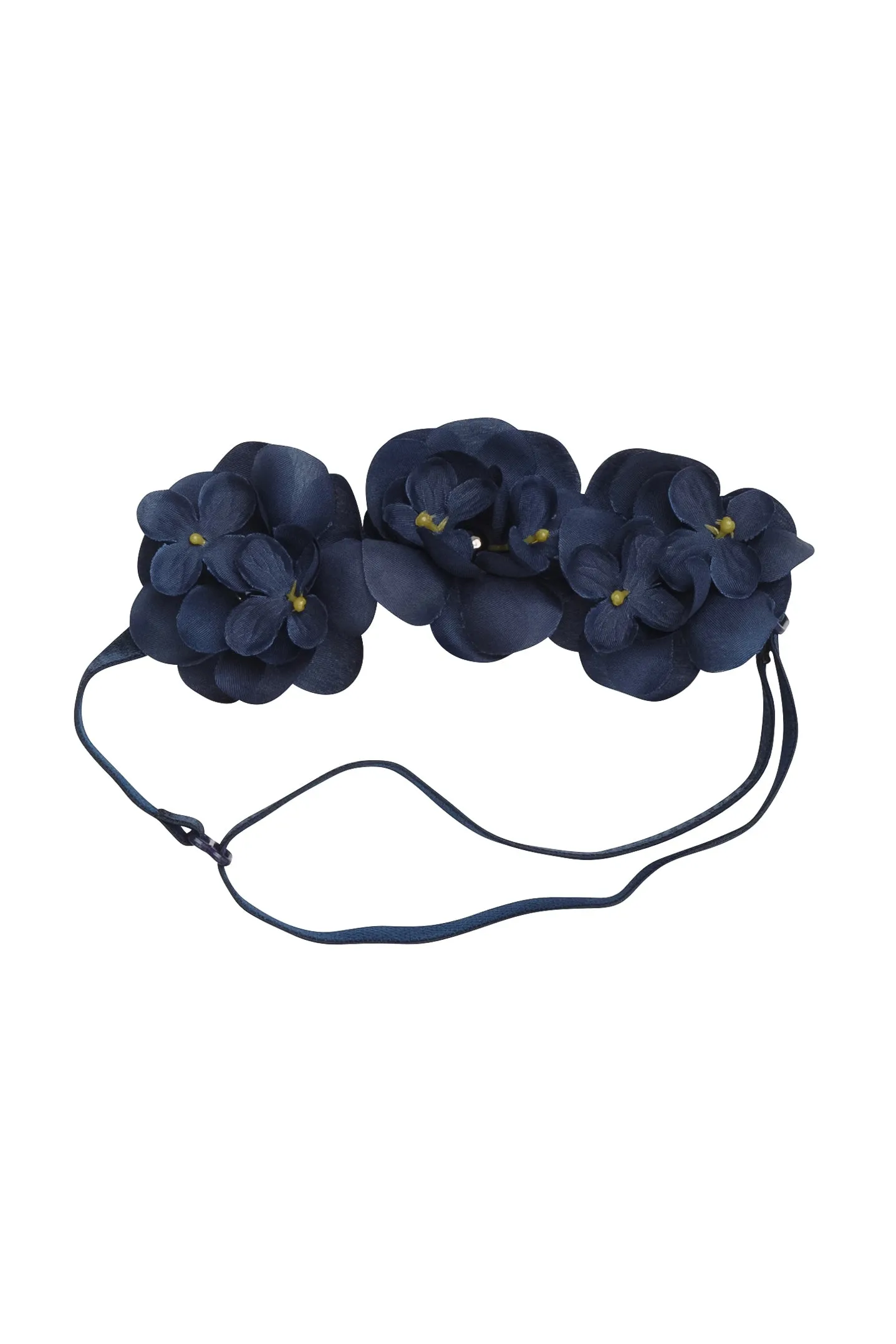 Floral Crown Baby - Navy